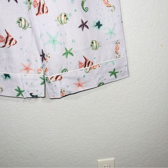 NWT Hill House Purple The Skylar Pant Sea Creatures Size Small - Picture 4 of 10